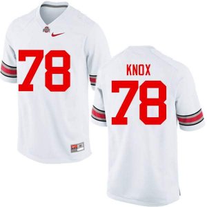 Men's Ohio State Buckeyes #78 Demetrius Knox White Nike NCAA College Football Jersey Original AVS8144VN